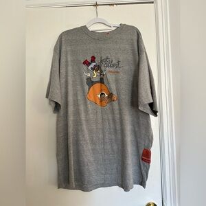 Vintage 90s XXL Platinum Fubu Fat Albert & The Junkyard Gang Gray graphic tee